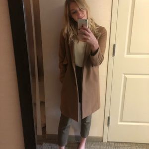 SLB Tan Wool Trench Coat